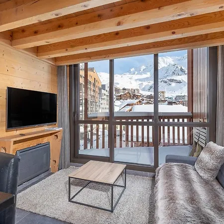 公寓 Val Thorens-cosy Duplex Avec Vue Silveralp 681 瓦托伦斯