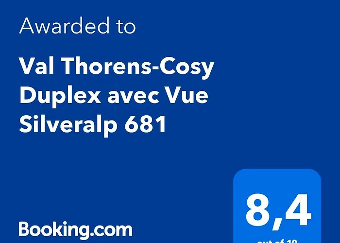 Val Thorens-cosy Duplex Avec Vue Silveralp 681 * فال تورُن